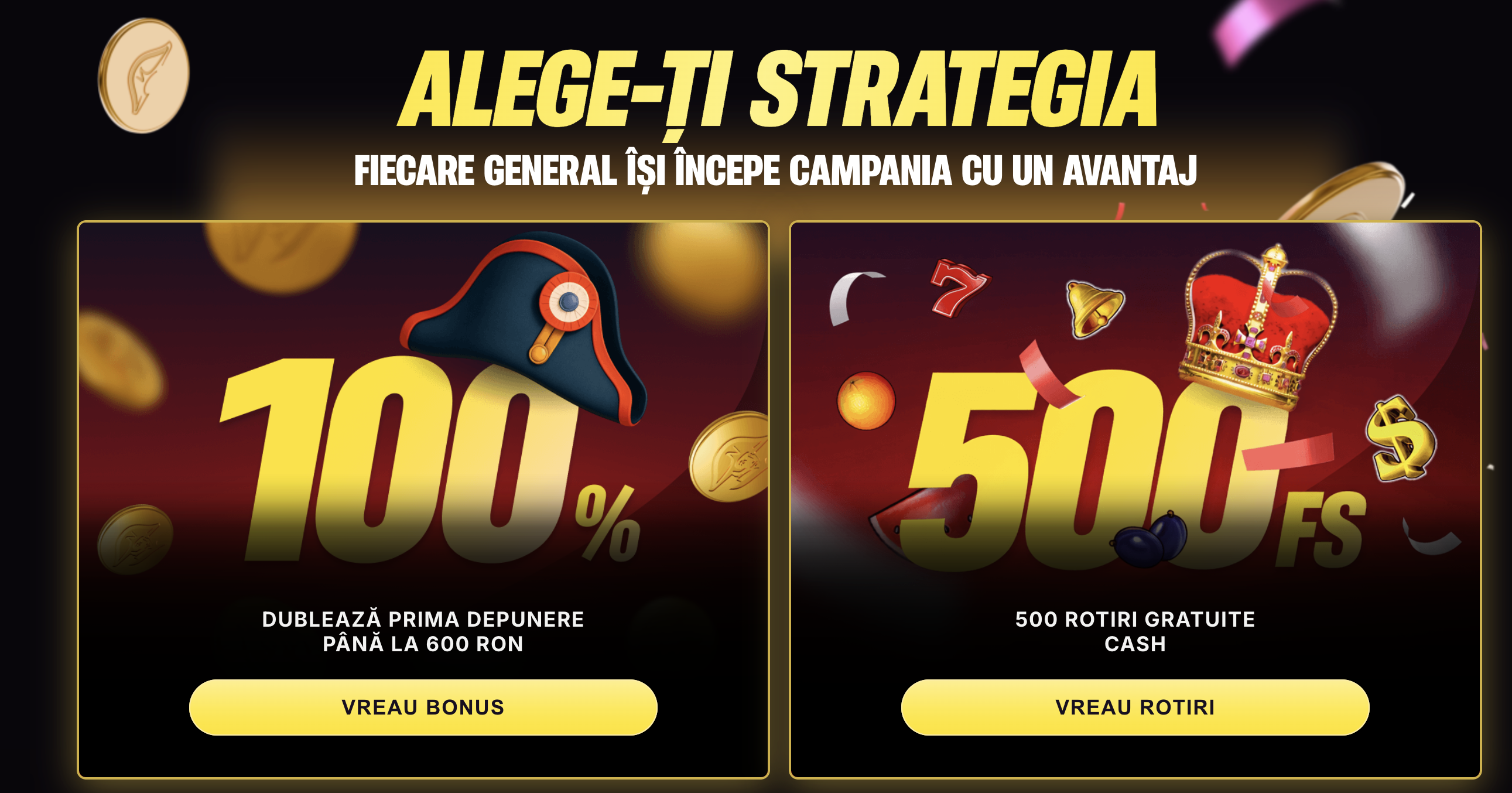 bonus bun venit Napoleon